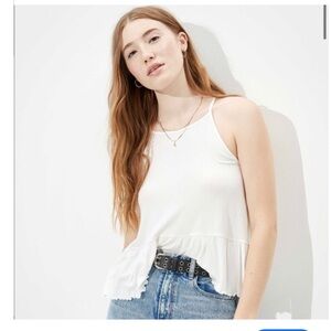 American Eagle soft and sexy white tank top size small